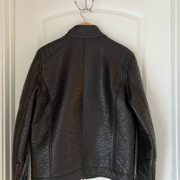 Black Rivet Jackets & Coats Black Rivet Faux Leather Dark Brown